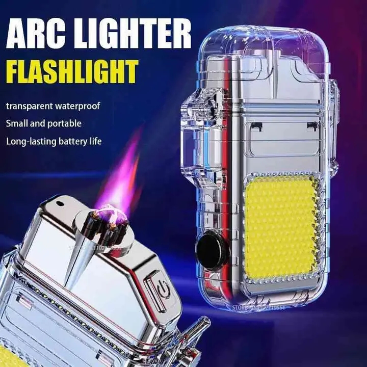 Rechargeable Lighter with an integrated Flashlight