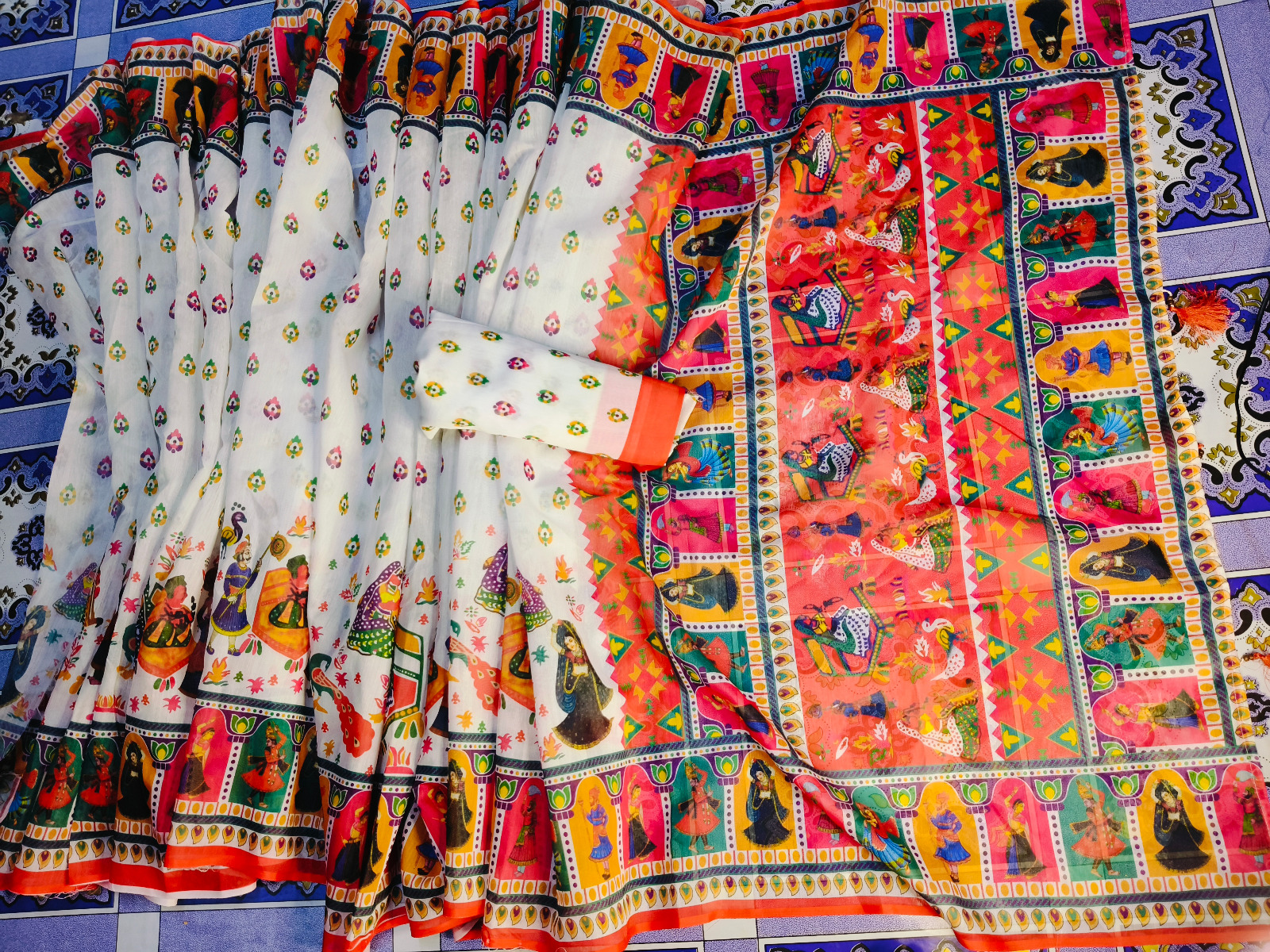 Premium Half Silk Sharee