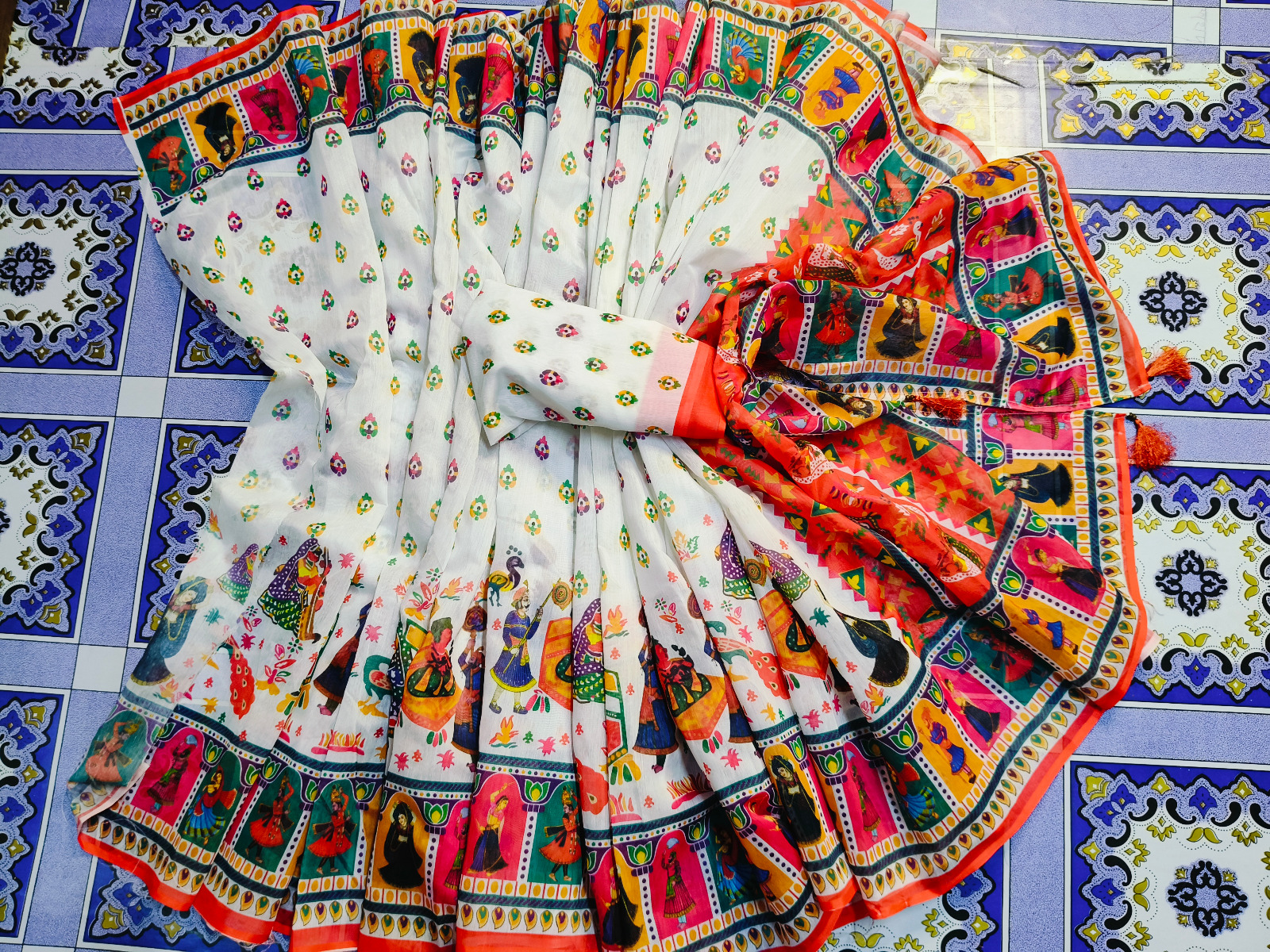 Premium Half Silk Sharee